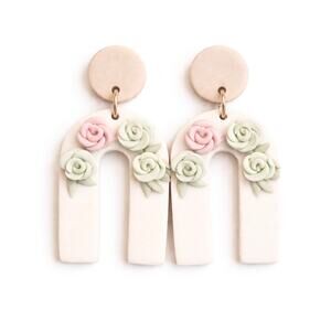 R144 New Earrings Floral R0000144